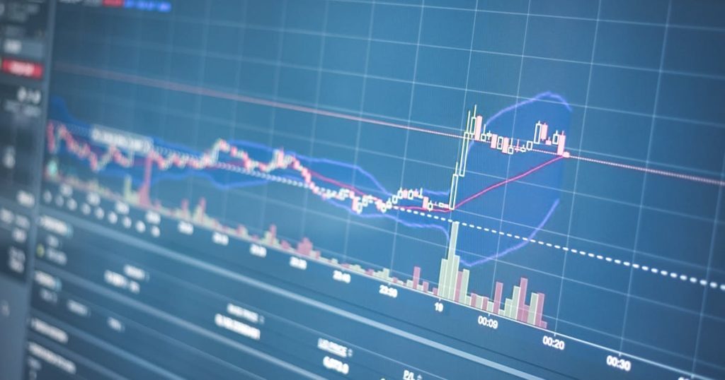 Graphique boursier pour investir en PEA et ETF