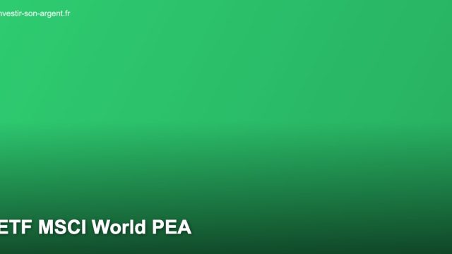 ETF MSCI World PEA